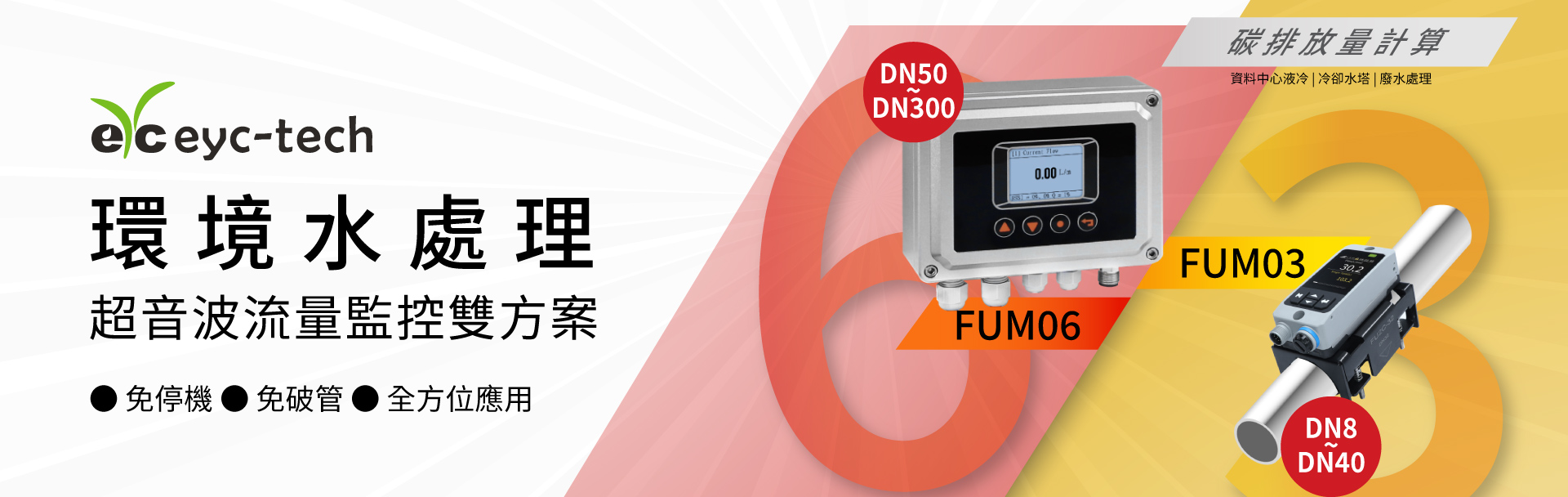 環境水處理超音波流量監控雙方案 環境水處理超音波流量監控雙方案